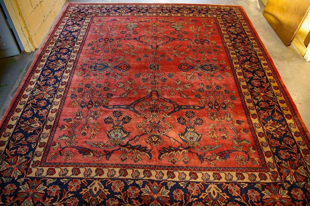 India Antique Finish Sarouk 8×10 Golden Age Oriental Rug Importers